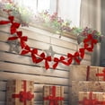 thumbnail image 4 of Festive Holiday Hanging for Wall and Home with Elegant Bow Design, 4 of 6