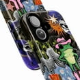 thumbnail image 2 of Cowboy Frog Psychedelic Collage Phone Case, Retro Trippy Aesthetic Protective Cover for iPhone 16 15 14 13 12 11 Pro Max Plus Mini, 2 of 6
