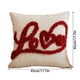 thumbnail image 3 of Funda de almohada bordada con corazón para el Día de San Valentín | Funda decorativa para cojín | Funda de cojín de poliéster lavable a máquina, 3 of 6