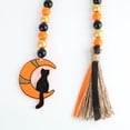 thumbnail image 5 of Fall Beads Garland Halloween Hanging Decor with Pumpkin Maple Leaf and Plaid Tassels Bead Tassels Colorful Wooden Beaded for Thanksgiving Farmhouse , Fall Harvest Home Decorations., 5 of 6
