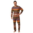 thumbnail image 2 of Matching Family Halloween Sleepwear Set Graphic Ghost and Pumpkin Print Long Sleeve Top and Pants Holiday Loungewear, 2 of 6