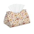 thumbnail image 2 of Lsque UAE Travel1 Printed Long Tissue Box Cover Holder, Facial Paper Organizer Dispenser,Triangle with Bottom Belt, PVC Leather Decorative Organizer, 2 of 9