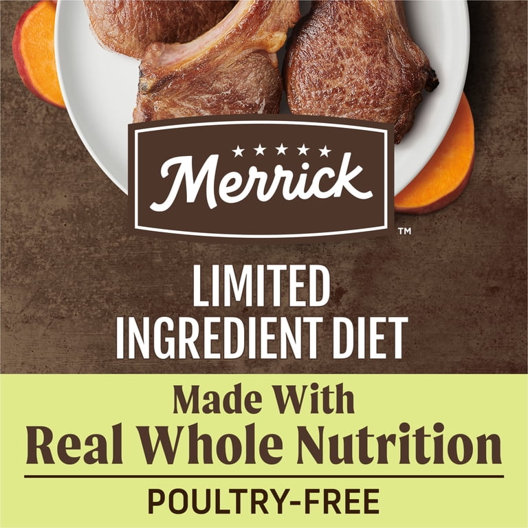 Merrick Limited Ingredient Lamb & Sweet Potato Dog Food, 22 Lb photo 4