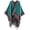 Green, variant on CoCopeaunt Women Tassel Shawl Wraps Open Front Poncho Sweater Cardigan Cape Blanket for Party Travel Office
