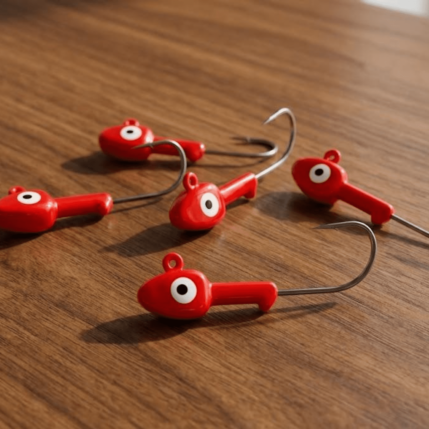 (2 pack) Tsunami Lead Jig Head Fishing Lure 3/8 oz. – Red