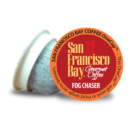 San Francisco Bay Fog Chaser OneCup Coffee Pods, 80 Count - Compatible with Keurig & K-Cup Coffee