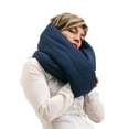 thumbnail image 4 of Huzi Infinity Pillow - Home Travel Soft Neck Scarf Support Sleep (Navy), 4 of 4