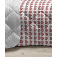 thumbnail image 3 of I Love You Down Alternative Comforter, Funny and Pink Cloud Characters in Cartoon Style with Little Hearts, Microfiber Quilt for All Season, 5 Sizes, Magenta Pale Pink, by Ambesonne, 3 of 3