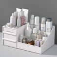 thumbnail image 6 of Plastic Drawer Makeup Storage Box Dormitory Finishing Shelf Cosmetics Skin Care Dressing Table Desktop Stationery Box, 6 of 9