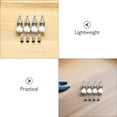 thumbnail image 3 of FUEENIRVA 4Set Musical Instrument Parts Metal for Music Practice String Fixing, 3 of 8
