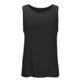 thumbnail image 4 of GuangCheng Men's Summer Tank Tops Soft Stretchy Sports Training Lightweight Sleeveless Shirts for Men with Pocket,Black,Size 4XL, 4 of 7