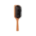 thumbnail image 3 of Evergreen Wooden Square Paddle Hair Brush, 100% Beechwood, Long Bristles, Detangling, For All Hair Types, Sustainable, Painless Detangling, Air Ventilation Hole, Wet Dry Hair, Unisex, 3 of 4