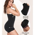 thumbnail image 4 of QRIC Women's Full Bodysuit Compression Garments Post Surgery Shapewear Waist Tummy Control Mid-Thigh After Liposuction Fajas Moleadoras, 4 of 6