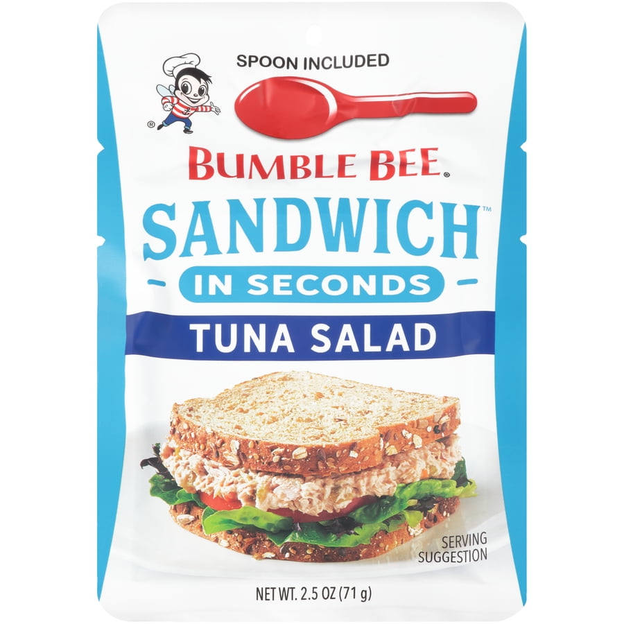 Bumble Bee Sandwich in Seconds Tuna Salad Pouch, High Protein, Tuna
