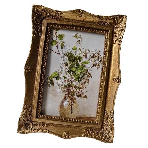 Lynono Co.,Ltd Retro Picture Frame Antique Ornate Photo Frame Decorative Photo Frame Home