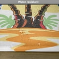 thumbnail image 6 of Ambesonne Tropical Place Mats Set of 4, Cartoon Island Sunset, Standard Size, Blue Orange, 6 of 6