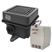 Linortek Netbell-2-1Buz TCP/IP Network Enabled Controller with One 4” Extra Loud Buzzer for Industrial Factory Warehouse Lunch Break Time Alert System w/Web-based scheduling Software