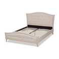 thumbnail image 3 of Baxton Studio Felisa Upholstered Wood Queen Platform Bed in Beige, 3 of 8