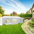 thumbnail image 3 of Zimtown Toldos de 10'x30' para Exteriores, Toldo Blanco, Refugios Solares, Cenadores con 8 Paredes Laterales, 3 of 9