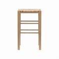 thumbnail image 2 of Linon Home Decor Graham Backless Barstool (Set of 2) Natural Walnut Finish, 2 of 5