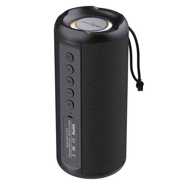 Altavoz Bluetooth inalámbrico A4 con carga solar, linterna portátil, audio