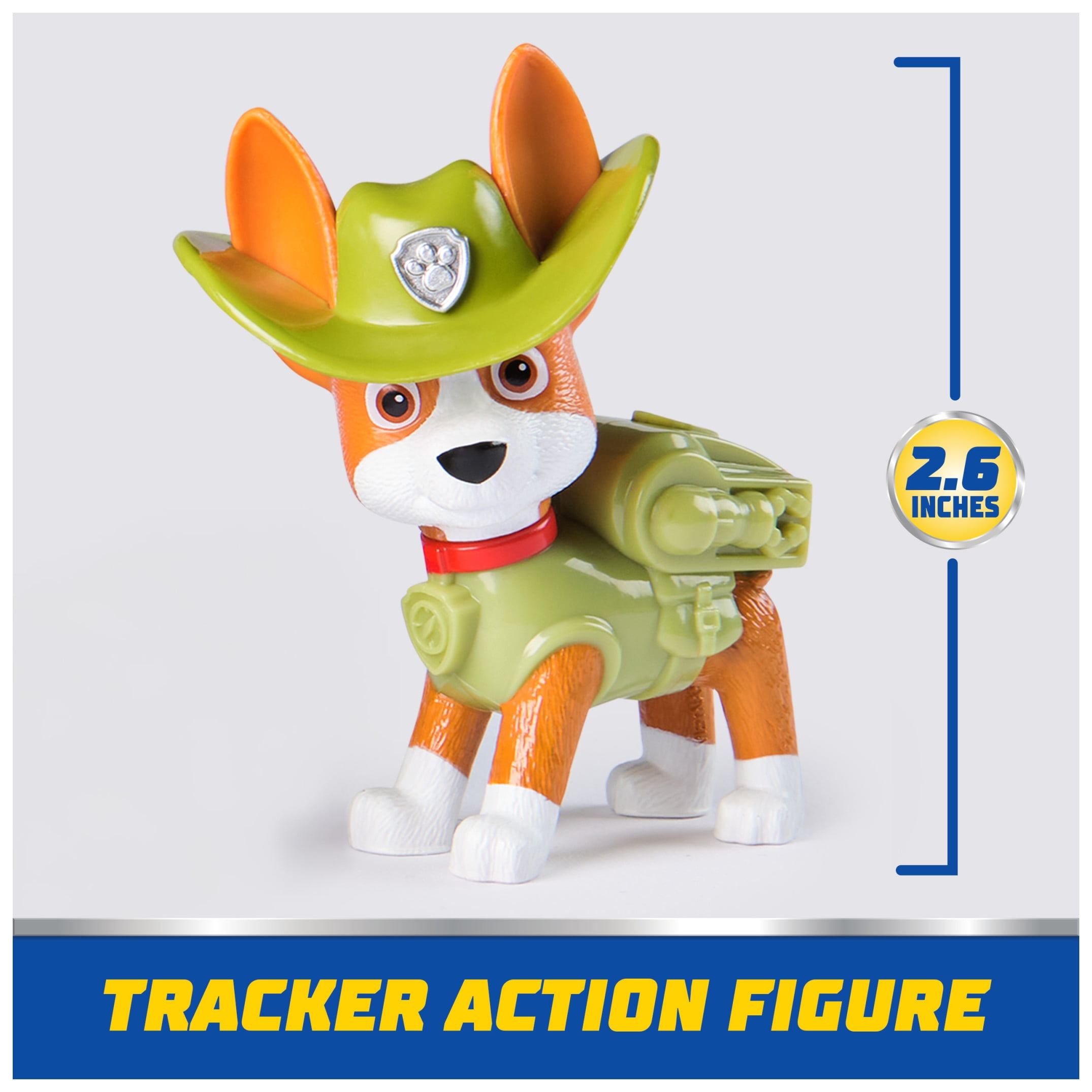 PAW Patrol Jungle Vehicle with Collectible Tracker Figure, Sustainably Minded Toys for Kids Ages 3+