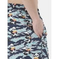 thumbnail image 4 of No Boundaries Men's & Big Men's Elastic Waist Swim Trunks, 6" Inseam, Size S-5XL, 4 of 5
