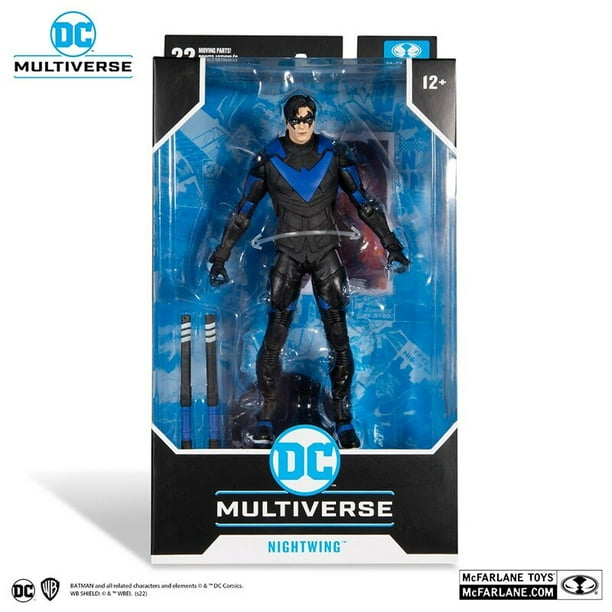 McFarlane Toys DC Multiverse 7 pulgadas Nightwing Gotham Knights MODELO DE figura de acción decoración colección juguete regalo de cumpleaños Gao Jinjia LED