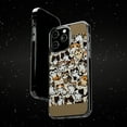 thumbnail image 6 of DistinctInk Hybrid (Acrylic / TPU) Clear Slim Fit Case for Apple iPhone 14 PLUS (6.7" Screen) - "Feline Playtime: A Whimsical Cat Tapestry", 6 of 8