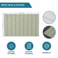 thumbnail image 6 of Sage Green Striped Placemats Set of 4, Modern Abstract Art Geometric Stripes Placemats for Dining Table, Place Mats for Kitchen Tabletop, Waterproof Wipeable Dining Table Mats Set, 6 of 9