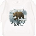 thumbnail image 3 of Inktastic Juneau Alaska Bear Scenic Wilderness Toddler Sweatshirt, 3 of 4