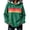 Green, variant on Women's Retro Stripe Hoodie Pullover Long Sleeve Colorful Casual Sweatshirt Top