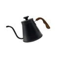thumbnail image 2 of Bouilloire pour Café Filtre 1 L Résistante aux Rayures pour Camping Extérieur Poignée en Bois Thé Noir, 2 of 9