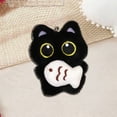 thumbnail image 3 of Cartoon Cat Plush Keychain - Ideal for Christmas & Valentine's Day Gifting/Decor, Big-eyed White Pendant Toy Doll, Hanging Ornament for Keys, Bags & Home Decor, Cute Soft Keyring, 3.15in, B, 3 of 6