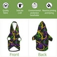 thumbnail image 5 of Bingfone Neon Mardi Gras Dog Clothes Hoodie, Pet Winter Coat,Puppy Sweatshirts For Small Dogs Boy Girl,Suitable For All Breeds-Xx-Large, 5 of 8