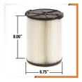 thumbnail image 3 of Ridgid Standard Wet/dry Vac Filter Vf4000 (White, 1) (Original Version), 3 of 7