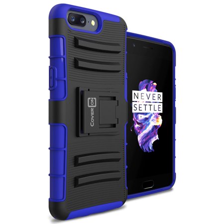 CoverON OnePlus 5 Case, Explorer Series Protective Holster Belt Clip Phone