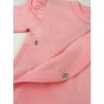 thumbnail image 4 of Honest Baby Clothing Organic Cotton Boy/Girl Long Sleeve and Ruffle Shoulder Side-Snap Bodysuit Set, Preemie to 12M, 4 of 7