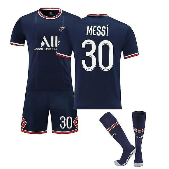 Messi Paris Saint German Psg Kits de Football Kits Maillot de Football Entraînement T-shirt Costume 21/22