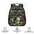 thumbnail image 6 of KUIFORTI Dinosaur Green Toddler Backpack Boys Kids School Bag with Side Pockets Adjustable Straps Lightweight for Preschool Kindergarten Back to School Supplies, 6 of 7