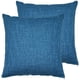 thumbnail image 1 of Cojines de sofá de lino azul real, 2 uds., cojines para sala de estar, mesita de noche, funda de cojín trasera grande sin núcleo de algodón y lino JAMW Sencillez, 1 of 5
