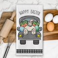 thumbnail image 2 of 2 Pack Easter Kitchen Towels Dish Towels, 18x26 Inch Seasonal Cloth Tea Towel Bunny Happy Easter Hand Towel Dishcloth Spring Holiday Flowers Cloth Towel for Home Housewarming Gift, 2 of 5