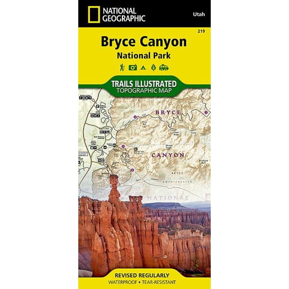 National Geographic Trails Illustrated M Bryce Canyon National Park Map, Book 219, (Paperback)