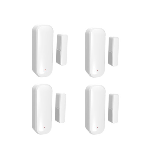 ZigBee Capteur de Porte et Fenêtre, Détecteur Application Tuya Protection de Sécurité Domestique Système d'Alarme pour Assistant Alexa, Performance Constante