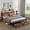 Queen-Storage-Brown, variant on Omniberg Full Bed Frame with LED Lights, Storage Headboard & Charging Station – Upholstered, Heavy Metal Slats, No Box Spring, Noise-Free, Easy Assembly
