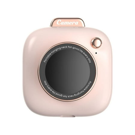 

Creative Camera Shape Hanging Neck Fan USB Charging Portable Fan Mini Outdoor Personal Cooling Fan