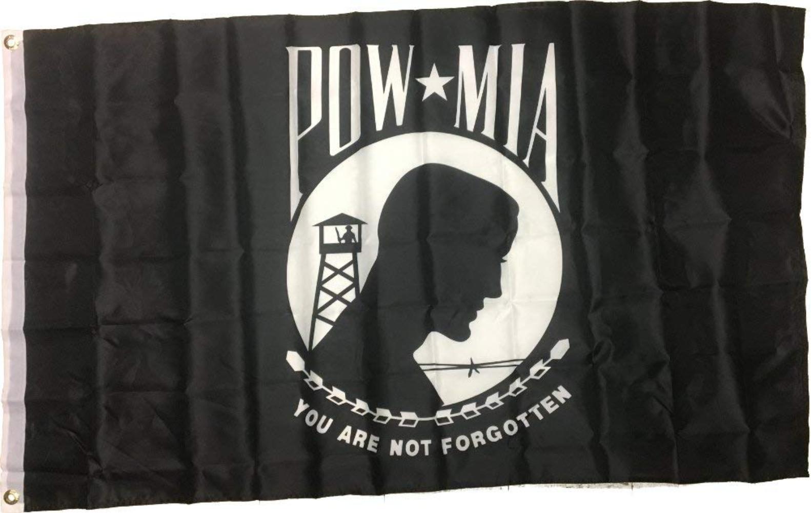 New 2x3 United States Vietnam War POW MIA Flag Flags, 3'x5' Polyester By Flags Importer,USA