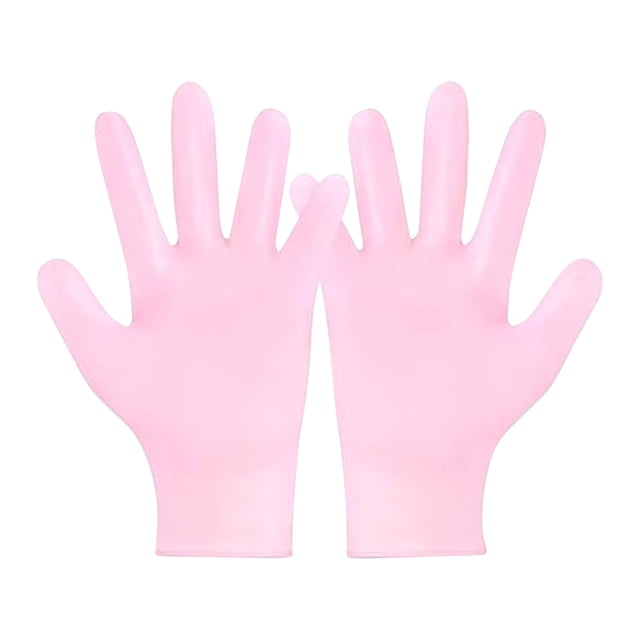 Ndcxsfigh Guantes Silicona para Quitar La Piel Muerta Que Previenen La Sequedad Las Manos Secas (rosa)