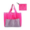 thumbnail image 2 of Yesbay Foldable Shopping Bag Reusable Travel Grocery Bag Reinforced Stitching Sturdy Handles Shoulder Handbag, 2 of 8