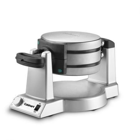 Cuisinart Double Belgian Waffle Maker Round, Stainless Steel | (Best Belgian Waffle Maker Reviews)